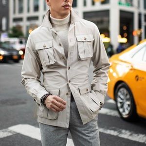 NWT Suitsupply Jort sand field jacket